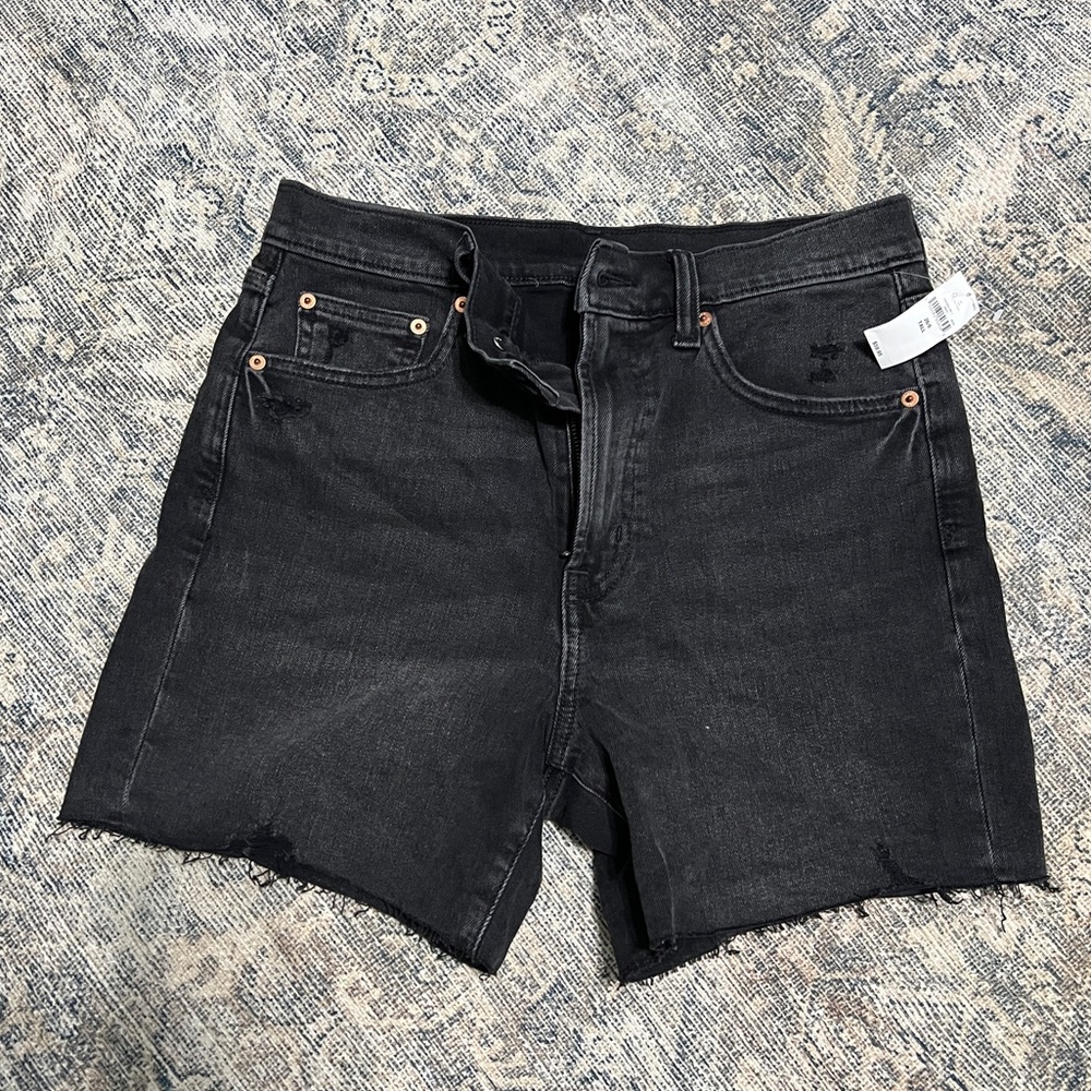 GAP Jean Shorts 4” high rise